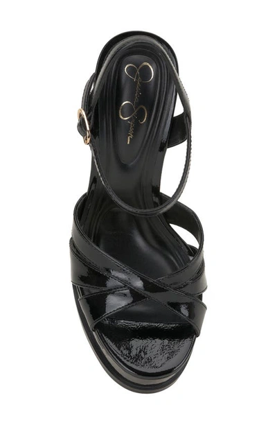 Shop Jessica Simpson Giddings Platform Sandal In Black