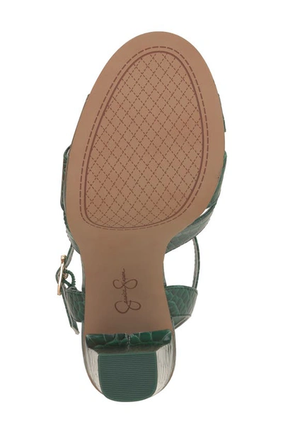 Shop Jessica Simpson Giddings Platform Sandal In Green