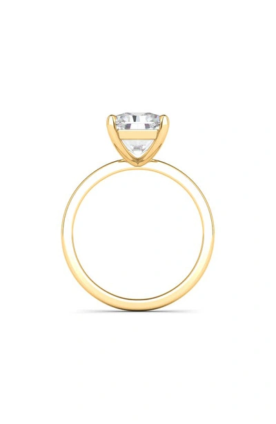 Shop Hautecarat Radiant Cut Lab Created Diamond 18k Gold Ring In 18k Yellow Gold