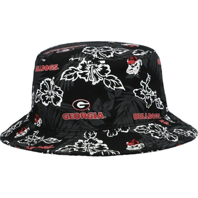 Shop Reyn Spooner Black Georgia Bulldogs Floral Bucket Hat