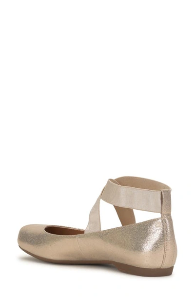 Shop Jessica Simpson 'mandalaye' Leather Flat In Champagne