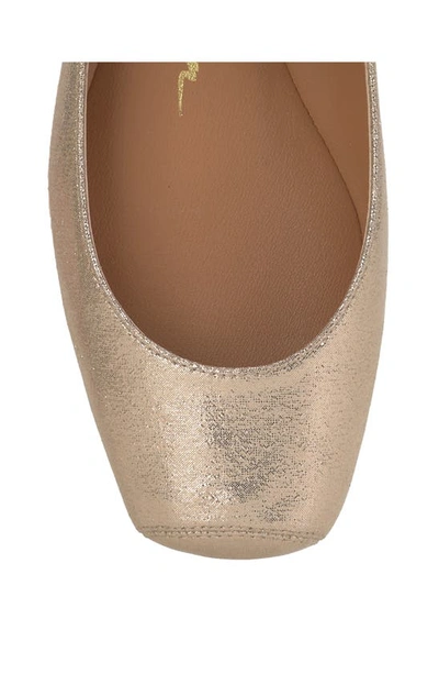 Shop Jessica Simpson 'mandalaye' Leather Flat In Champagne