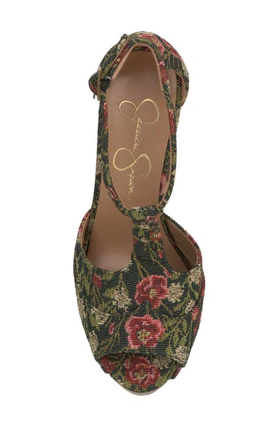 Shop Jessica Simpson 'dany' Sandal In Green Multi