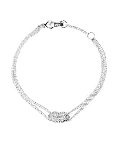 Shop Tane México 1942 Bésame Chain-link Bracelet In Silver