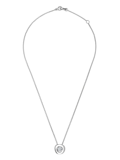 Shop Tane México 1942 Volcán Circular-pendant Necklace In Silver