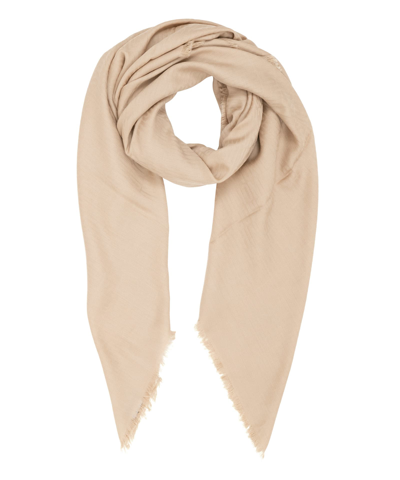 Shop Moschino Wool Stole In Gold