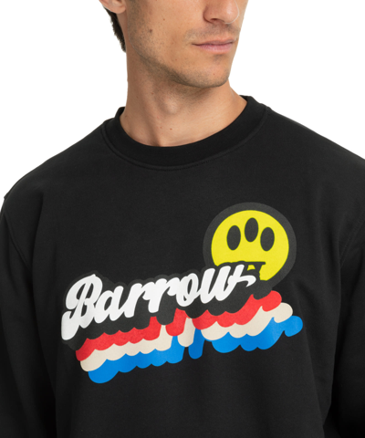 Shop Barrow Cotton Sweatshirt In Black