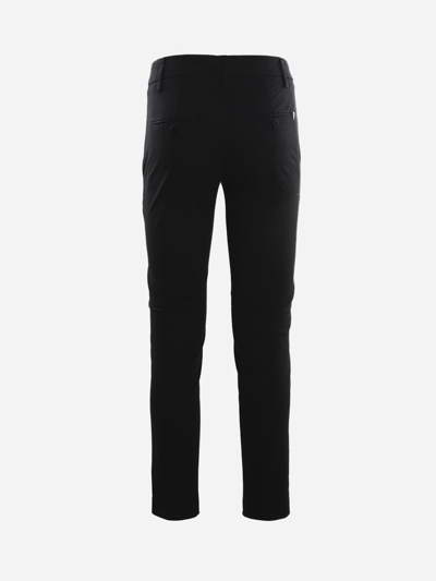Shop Dondup Skinny Trousers In Cotton In Black