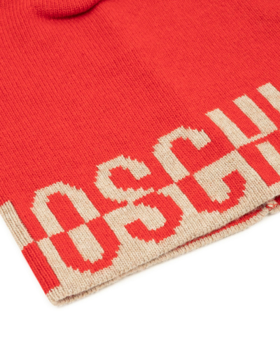 Shop Moschino Cashmere Beanie In Red