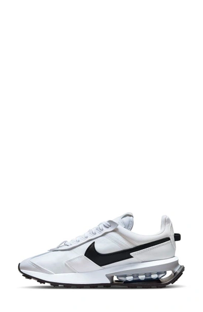 Shop Nike Air Max Pre-day Sneaker In White/ Black/ Metallic Silver