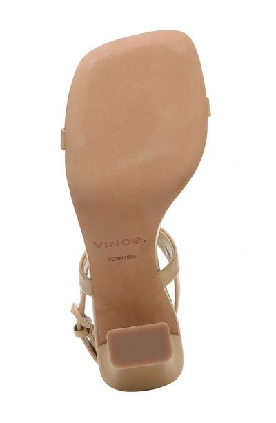 Shop Vince Luella Ankle Strap Sandal In Blonde