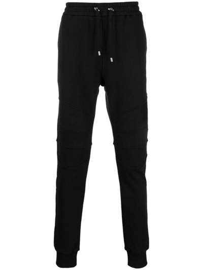 Shop Balmain Pants With Logo In Black