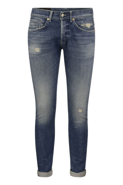 Shop Dondup George - Five Pocket Jeans In Blue