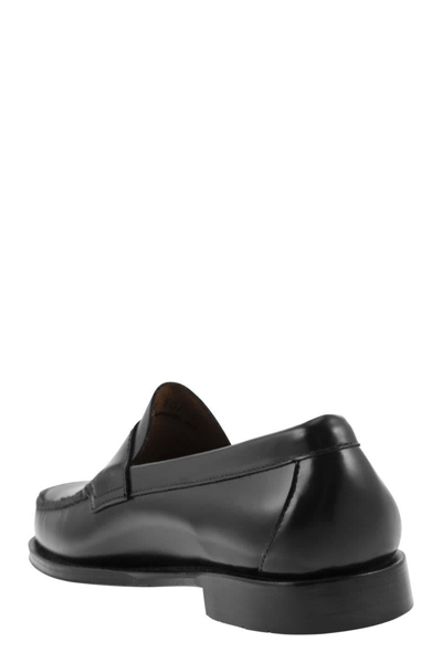 Shop G.h. Bass & Co. G.h. Bass Weejun - Leather Loafer In Black