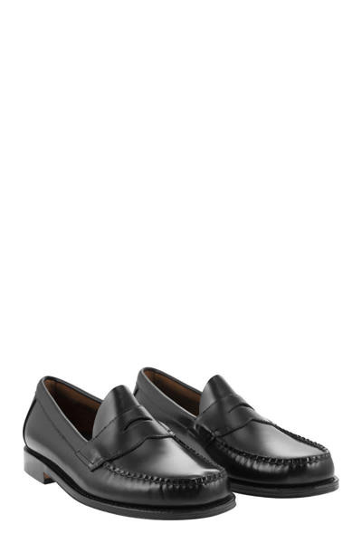 Shop G.h. Bass & Co. G.h. Bass Weejun - Leather Loafer In Black