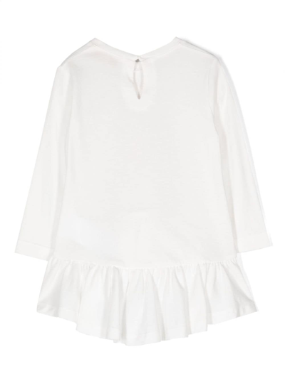 Monnalisa T-shirt Mit Grafischem Print In White