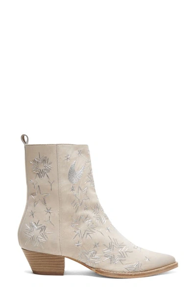 Shop Free People Bowers Embroidered Bootie In White