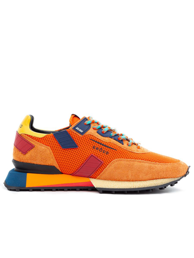 Shop Ghoud Ghōud X Llf Orange In Mixed Tech Fabric Sneaker
