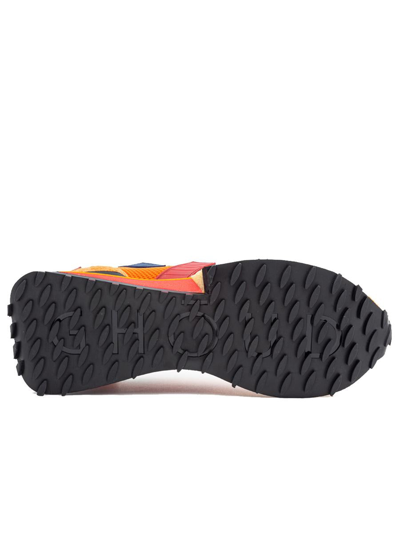 Shop Ghoud Ghōud X Llf Orange In Mixed Tech Fabric Sneaker