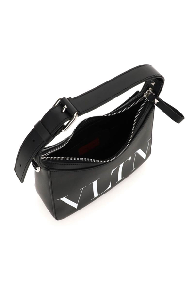 Shop Valentino Garavani Vltn Hobo Bag In Black