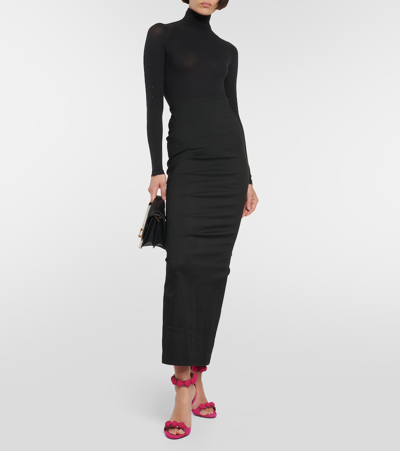 Alaïa La Bombe Suede Sandals In Pink