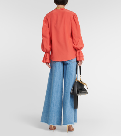 Etro Silk Blouse In Red