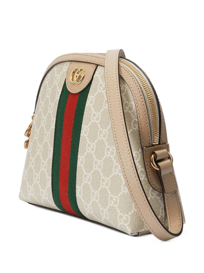 Shop Gucci Ophidia Small Shoulder Bag In White