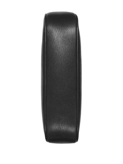 Shop Gucci Aphrodite Small Leather Shoulder Bag In Black