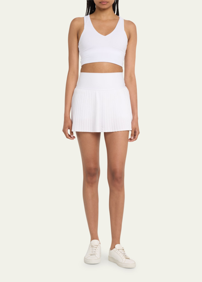 Shop Alo Yoga Grand Slam Tennis Skirt In White