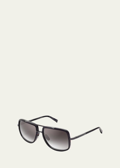 Shop Dita Men's Mach One Sunglasses In Black