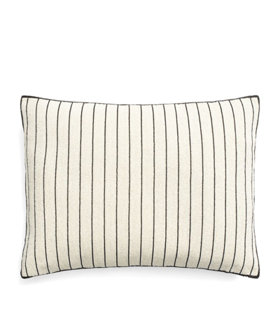 Shop Ralph Lauren Beaded Northleigh Throw Pillow (38cm X 51cm) In Ivory