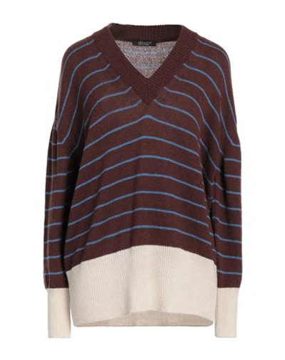 Shop Aragona Woman Sweater Brown Size 12 Cashmere
