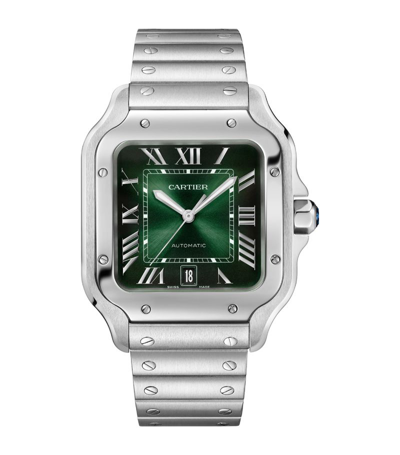 Shop Cartier Watch 39.8mm In Green
