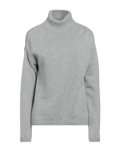Shop Aragona Woman Turtleneck Grey Size 8 Cashmere