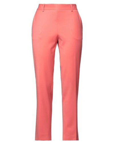 Shop Alberto Biani Woman Pants Salmon Pink Size 8 Virgin Wool, Elastane