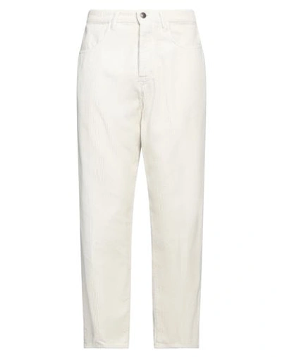Shop Bonheur Man Pants White Size 34 Cotton