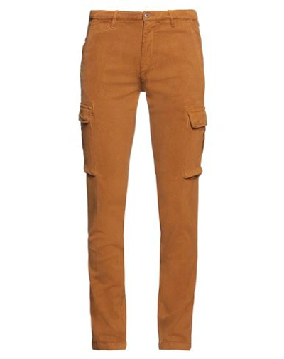 Shop 40weft Man Pants Tan Size 28 Tencel, Cotton, Elastane In Brown
