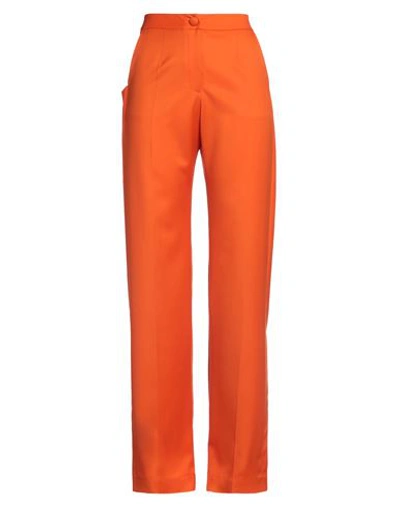 Shop Materiel Matériel Woman Pants Orange Size 4 Wool