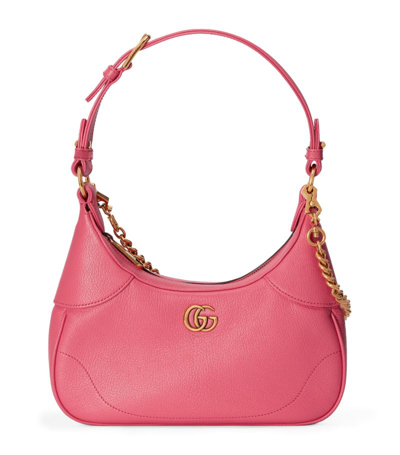 Shop Gucci Small Aphrodite Shoulder Bag In Pink