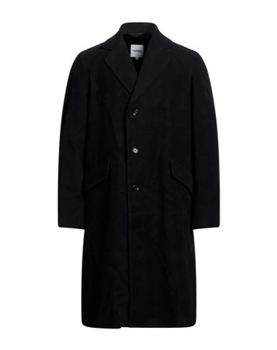 Shop Aspesi Man Coat Midnight Blue Size Xl Cotton
