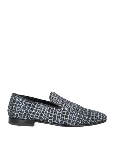 Shop Giovanni Conti Man Loafers Midnight Blue Size 9 Textile Fibers
