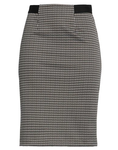 Emisphere Woman Mini Skirt Dark Brown Size 6 Polyester, Polyamide, Elastane In Brown
