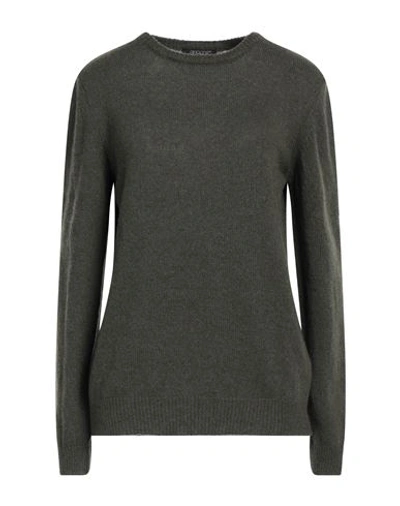 Shop Aragona Woman Sweater Military Green Size 10 Cashmere