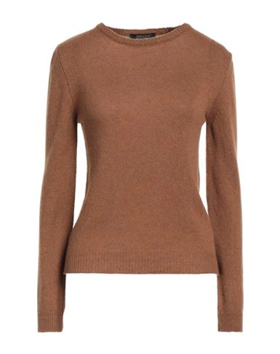 Shop Aragona Woman Sweater Camel Size 6 Cashmere In Beige