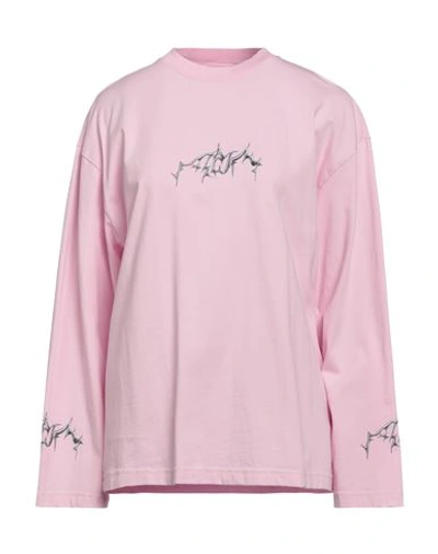 Shop A Better Mistake Woman T-shirt Pink Size 3 Organic Cotton