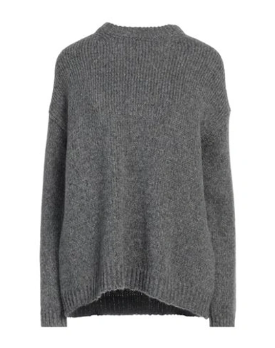 Shop Aragona Woman Sweater Grey Size 8 Alpaca Wool, Merino Wool, Polyamide