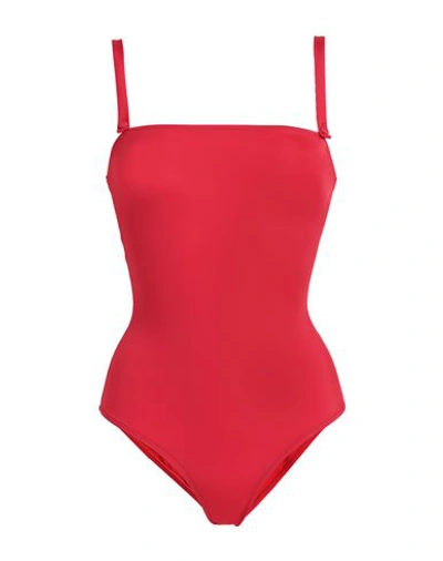 L'autre Chose L' Autre Chose Woman One-piece Swimsuit Red Size 6 Polyamide, Elastane In Red