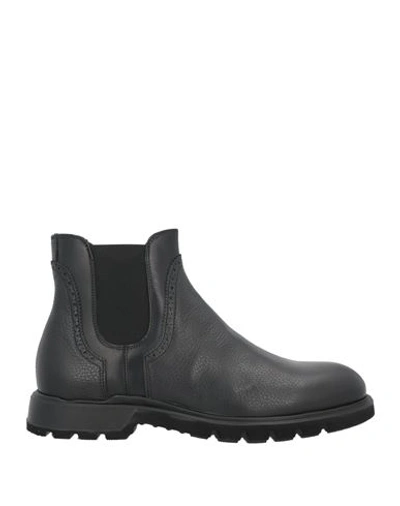 Shop Giovanni Conti Man Ankle Boots Black Size 9 Soft Leather