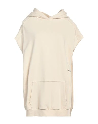 Hinnominate Woman Sweatshirt Ivory Size M Cotton In White