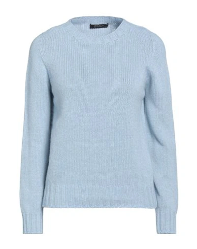 Shop Aragona Woman Sweater Light Blue Size 10 Cashmere
